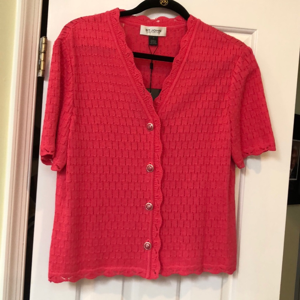 St John Cardigan Sweater. Size Medium.